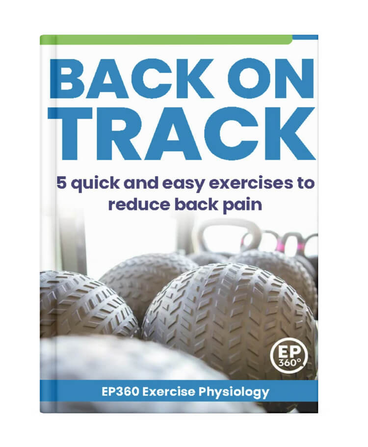 Download Back on Track eBook about exercises to reduce back pain